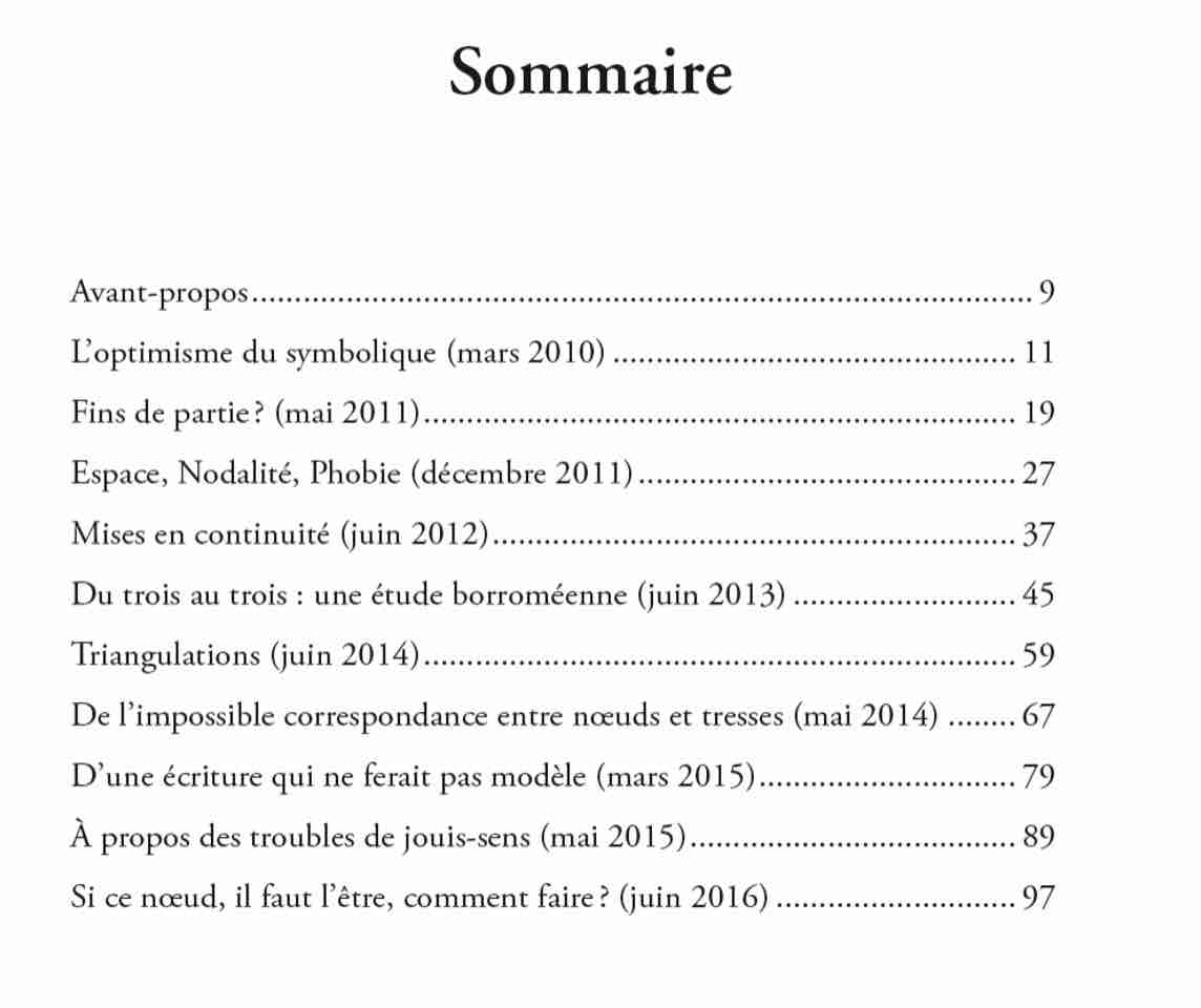2018 06 BRINI Variations Sommaire